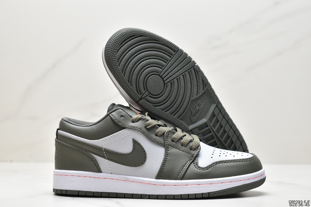 115 耐克Nike Air Jordan 1 Mid”Green Yellow”AJ1乔丹一代中帮篮球鞋 553558-301