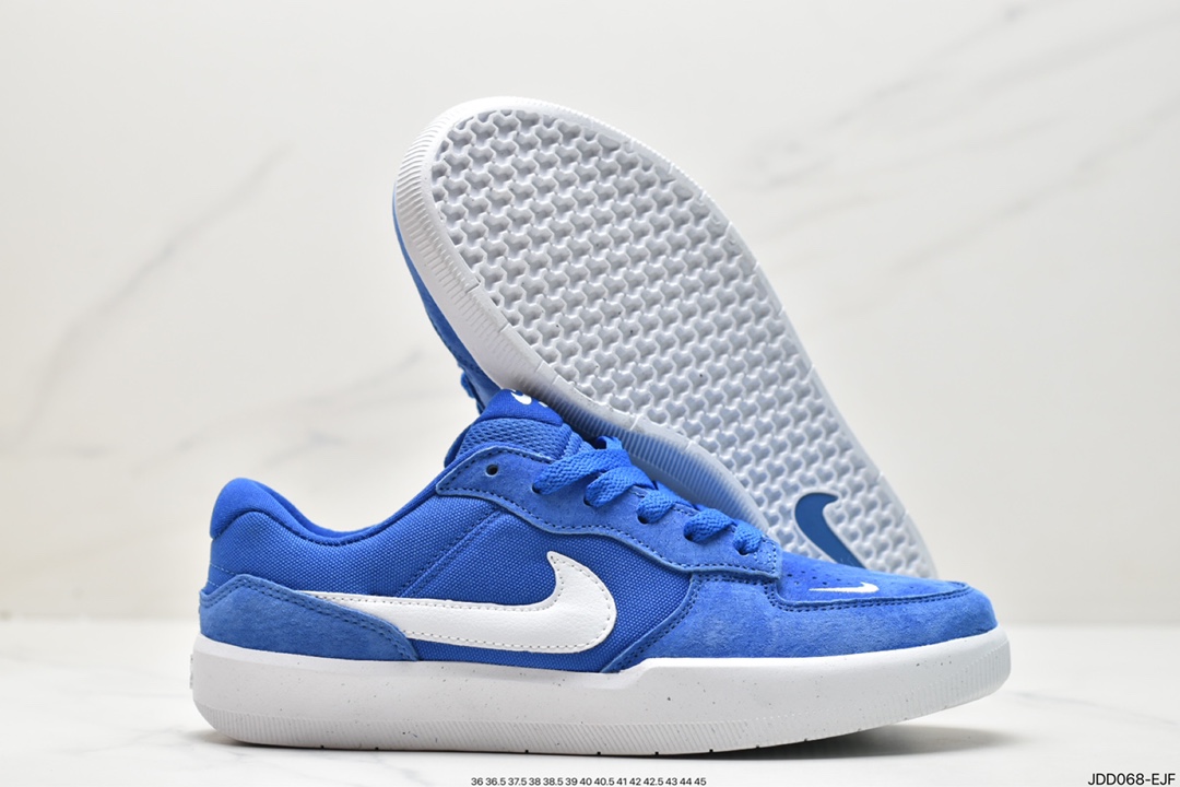 120 全新耐克Nike SB Force 58”Navy/Grey/White/Red”SB空军58系列板鞋“海军蓝灰白红”CZ2959-403