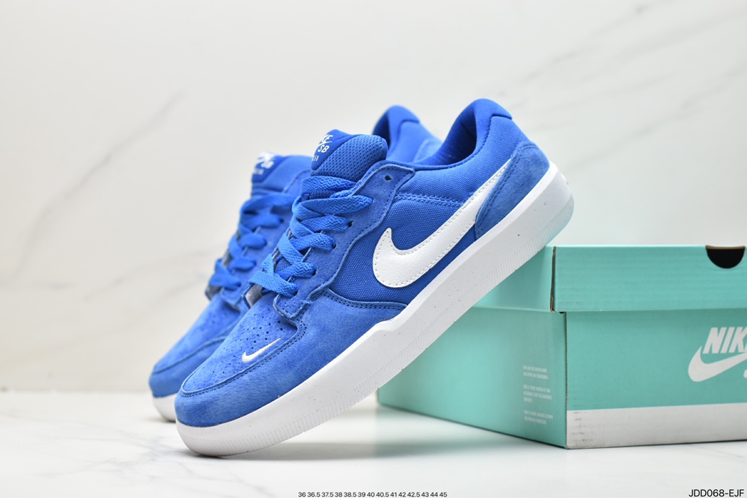 120 全新耐克Nike SB Force 58”Navy/Grey/White/Red”SB空军58系列板鞋“海军蓝灰白红”CZ2959-403