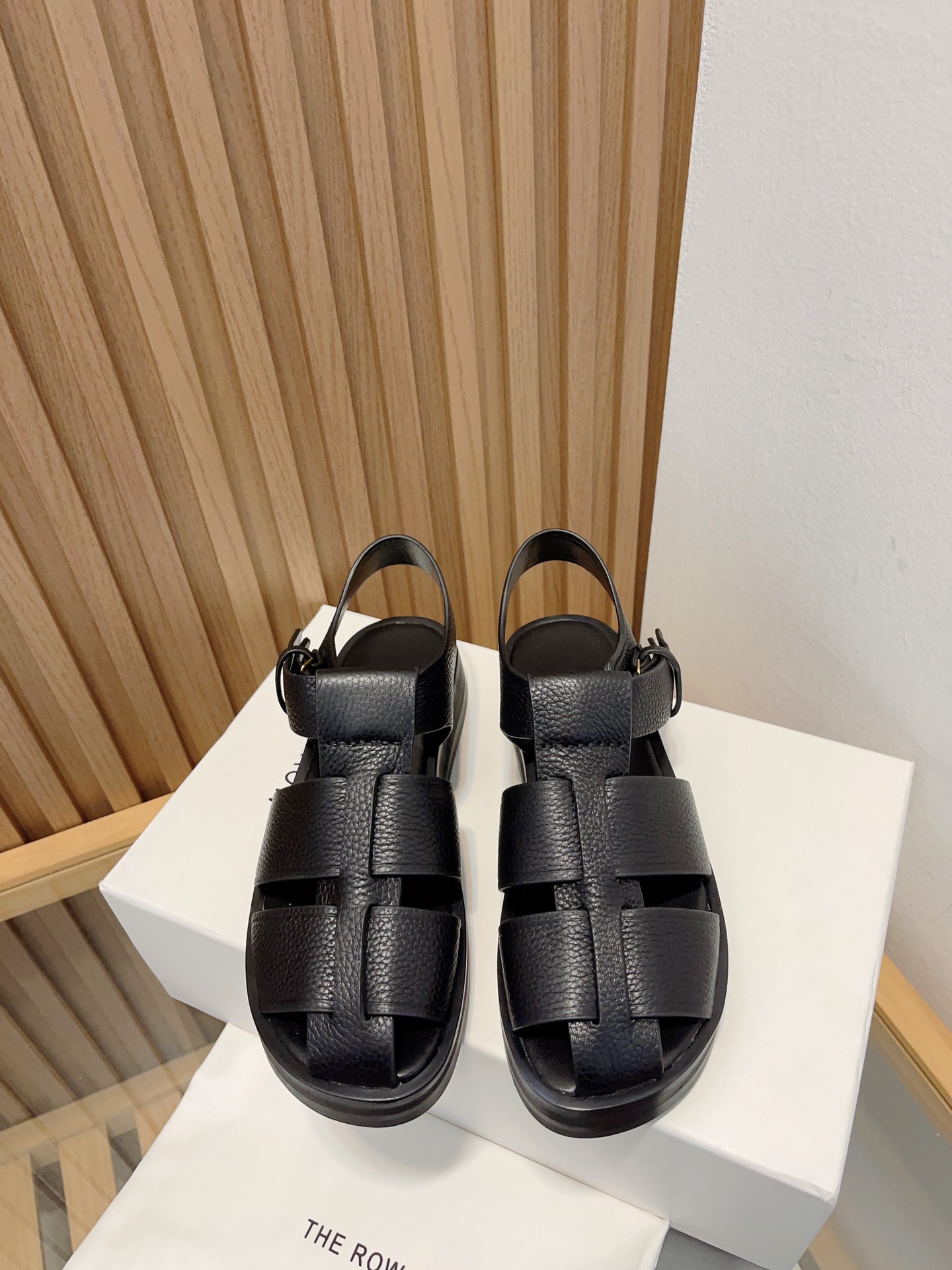 The Row 2025 Retro Roman Leather Sandals for Women, Comfortable & Stylish 4 i1678832498 8446 1