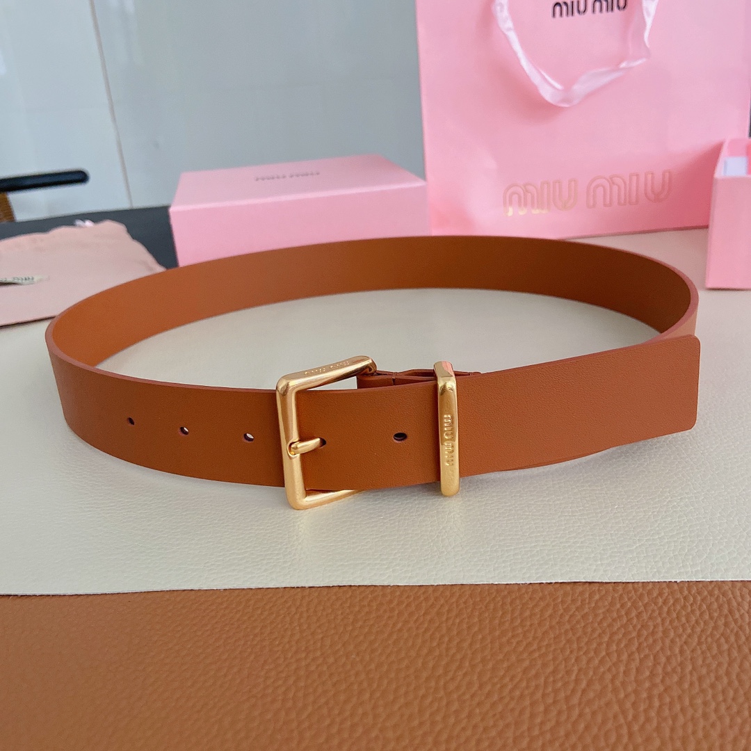 miumiu新款同步3.5cm宽度双