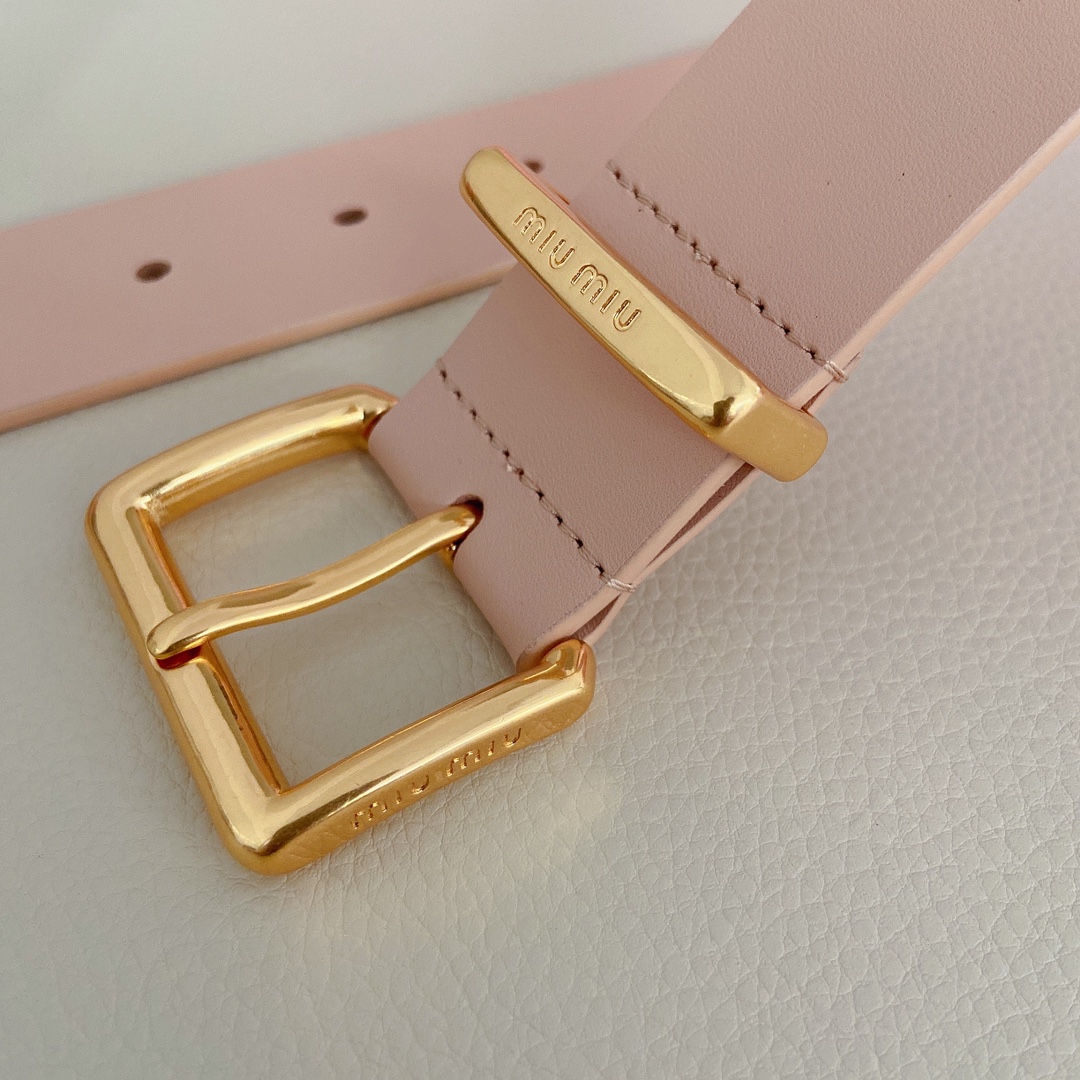 miumiu新款同步3.5cm宽度双