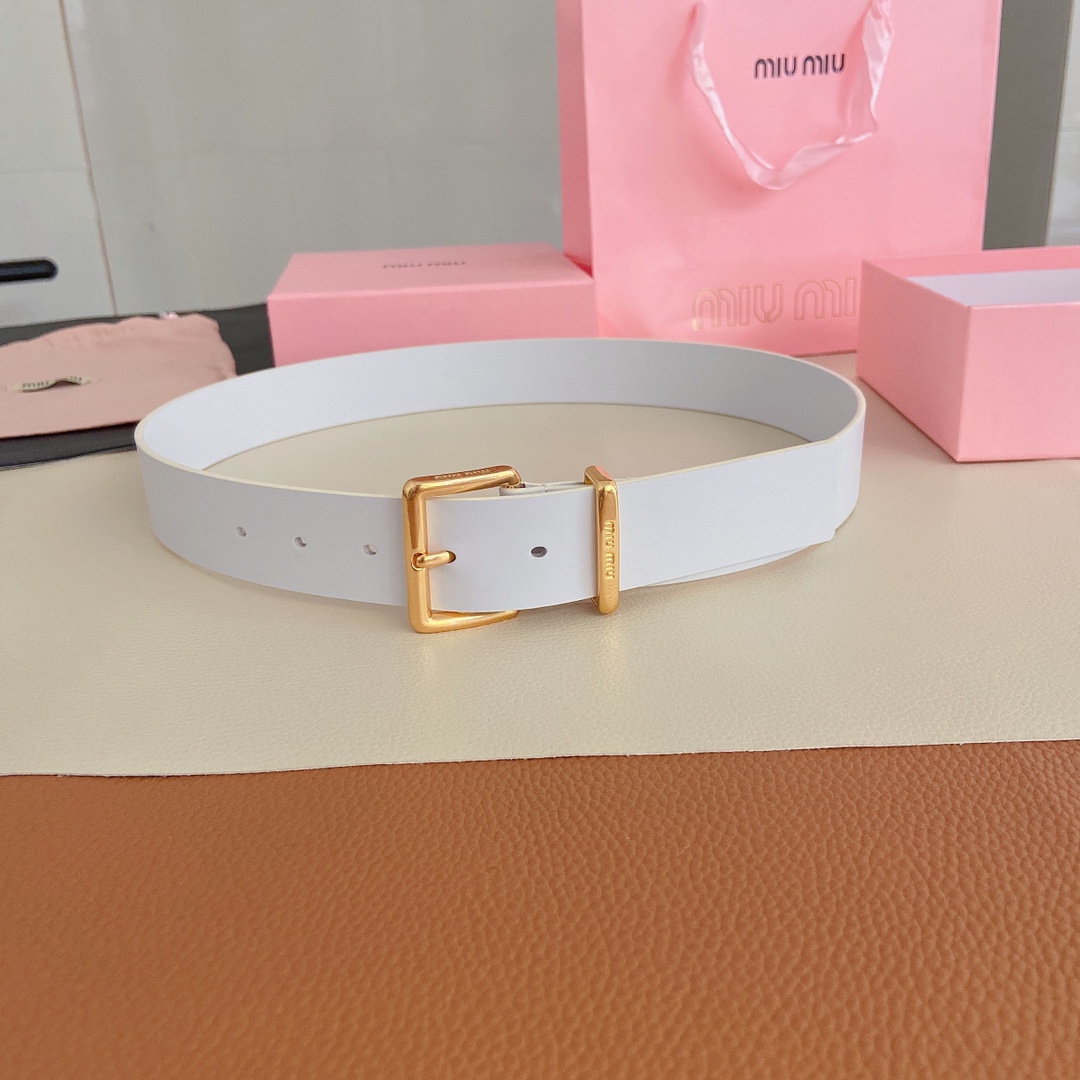 miumiu新款同步3.5cm宽度双