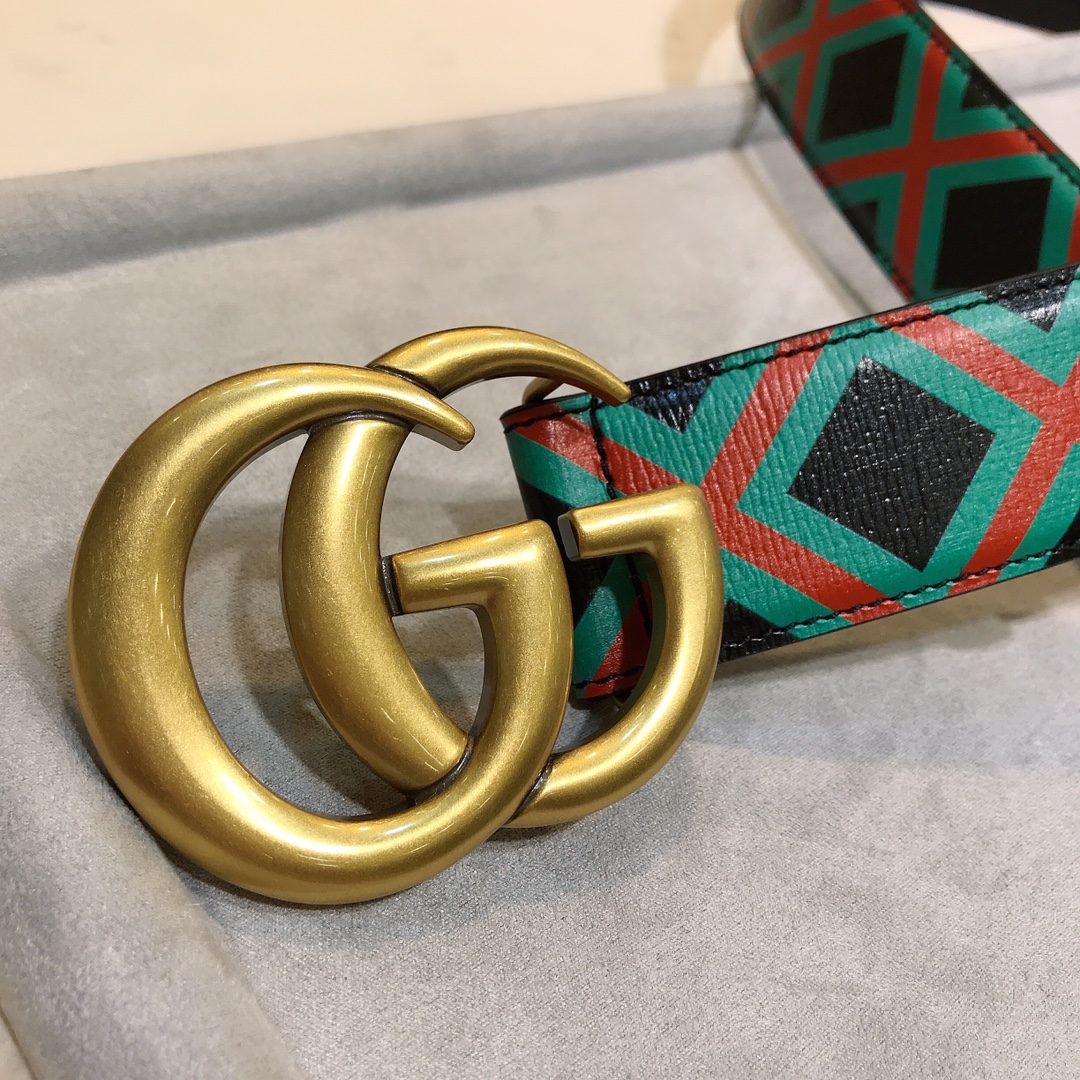 新款古奇ＧＵＣＣＩ进口小牛皮十字交叉