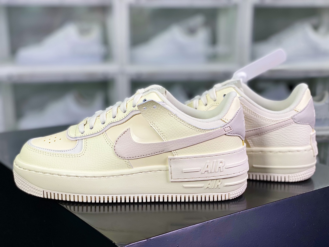 200 WMNS Air Force 1 Shadow”Coconut Milk”空军一号板鞋“椰奶米黄”CU8591-102