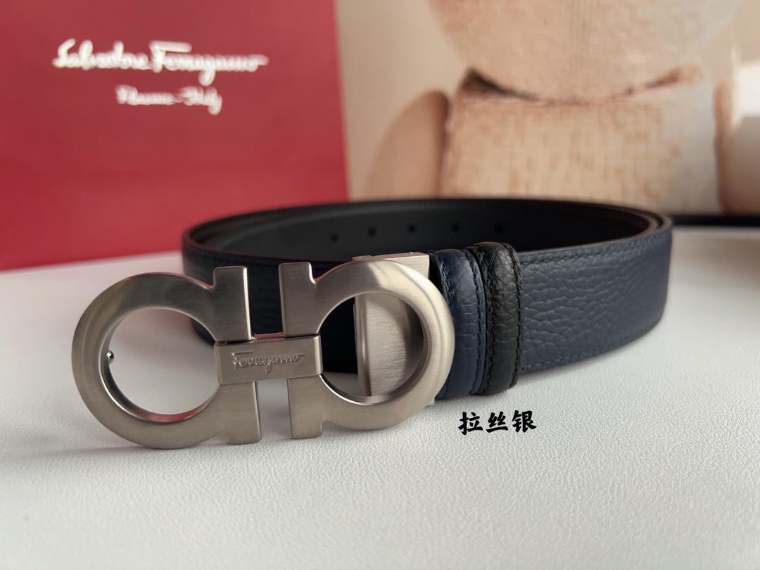 男士必入的质感腰带｜菲拉格慕
彰显气质的单品，对版8字金属夹扣，触觉上舒适细腻，再配上头层牛皮纹理皮质，足够简约足够精致。3.5cm   65247150