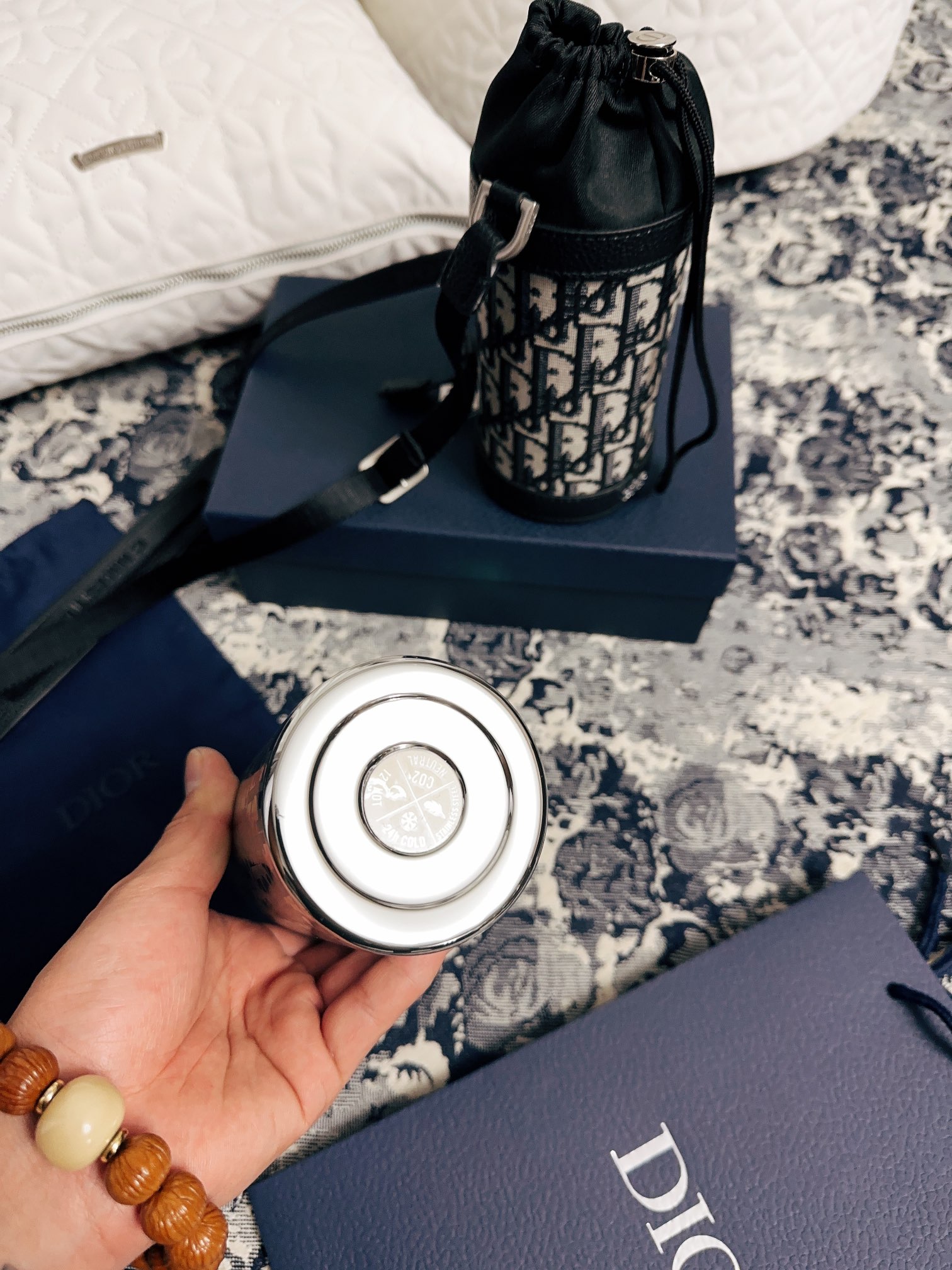 Dior Insulated Water Bottle with Holder - Bag 9