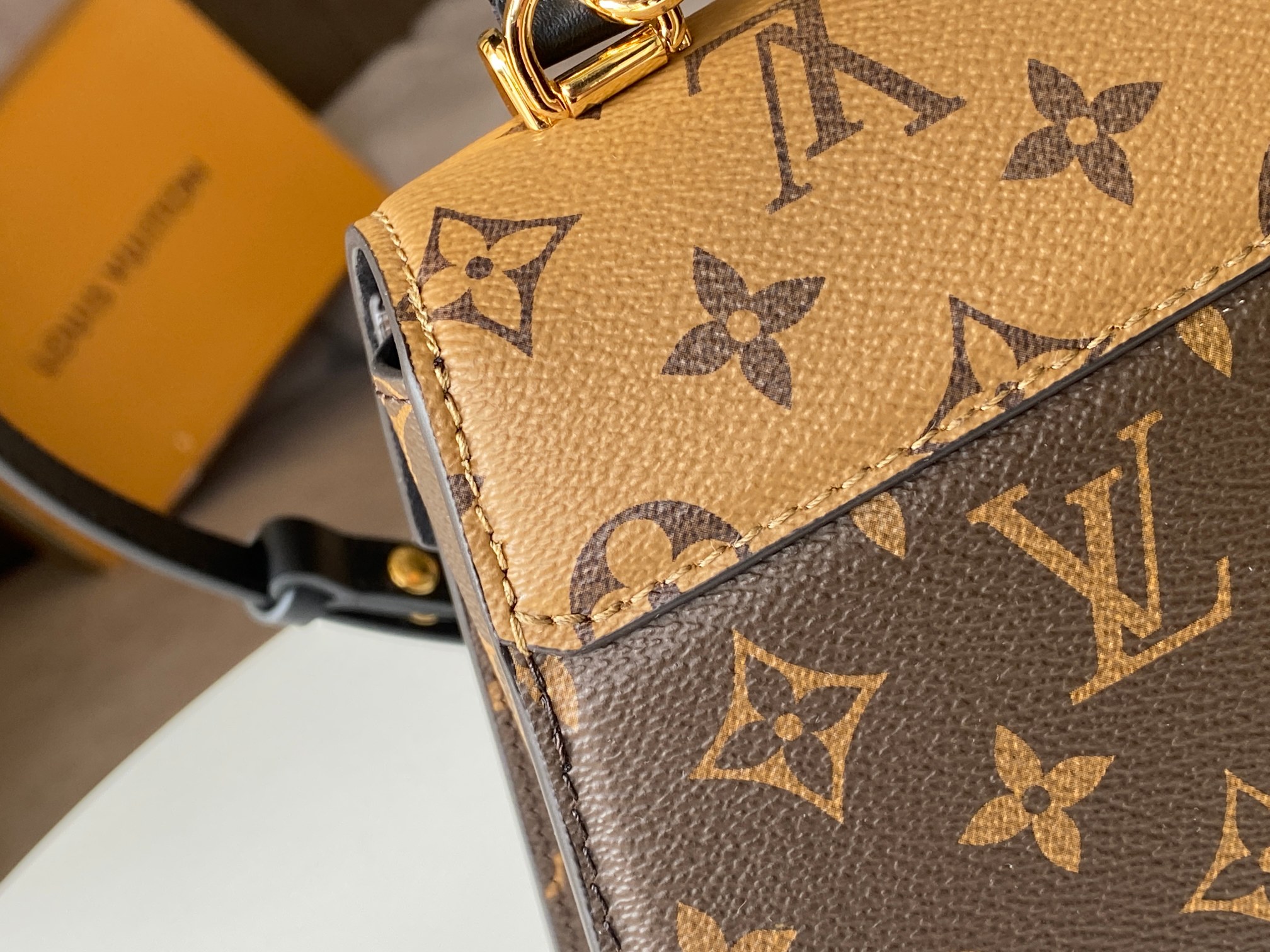 NO:200743,M46548 Yellow Flower Fan-shaped Medium-old Bag Series Tilsitt Fan-shaped Bag More details...,LV [Top Original List],louis vuitton19860909M46548黄花 扇形中古包系列 Tilsitt扇形包 更多细节……,LV【顶级原单】,louis vuitton,Bag