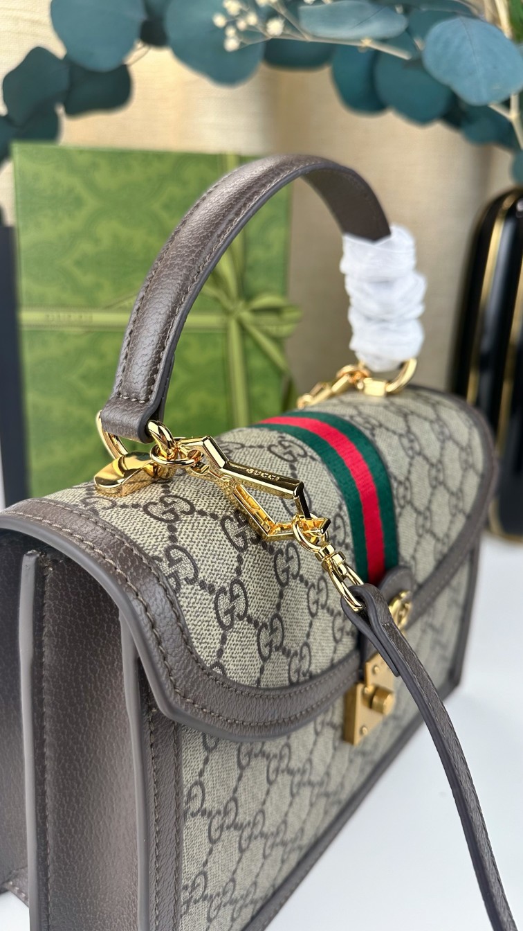 Gucci Ophidia エピローグシリーズ 手提げバッグ 可拆卸肩ベルト付き