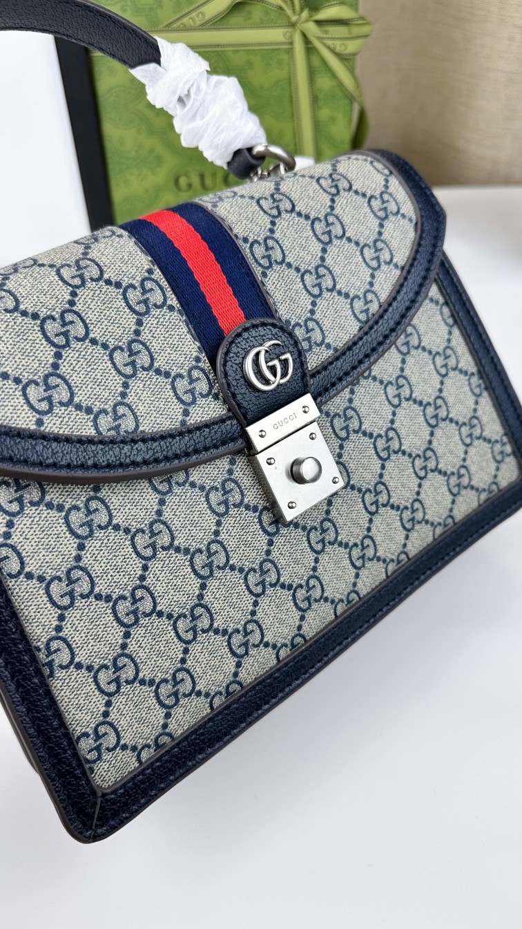 Gucci Ophidiaシリーズ エピローグ 手提げバッグ 25×17.5×7cm