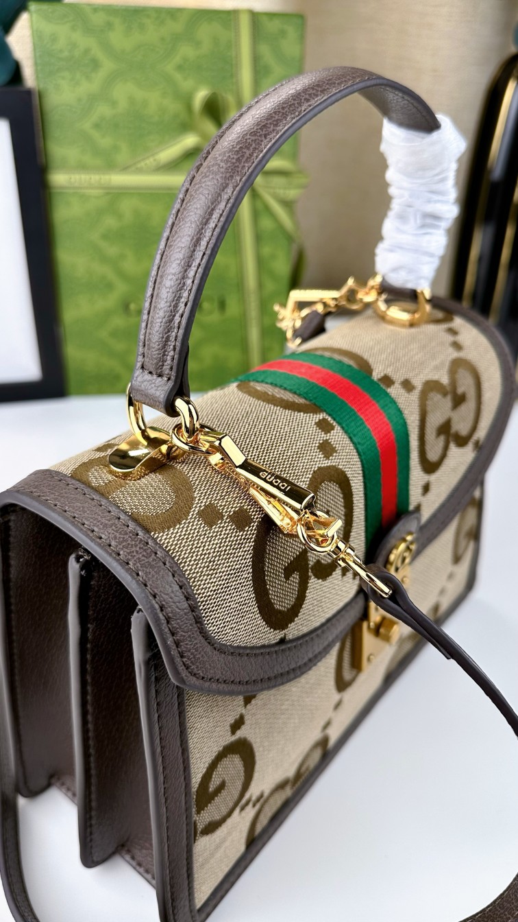 Gucci Ophidiaシリーズ 手提げバッグ Epilogue - レトロなデザインとダブルGモチーフ