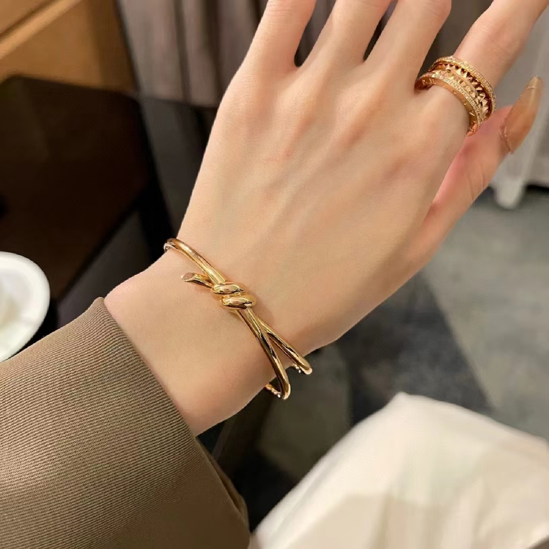 Tiffany & Co. Tiffany&Co. T Knot无钻绳结手镯