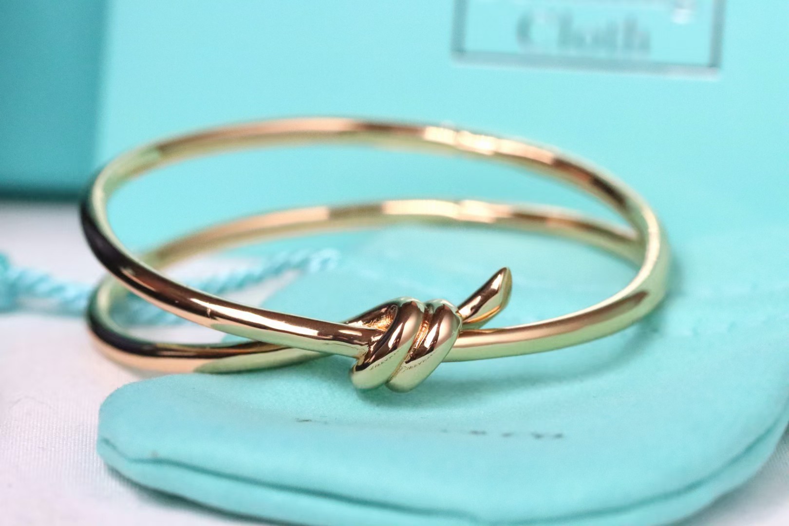 Tiffany & Co. Tiffany&Co. T Knot无钻绳结手镯