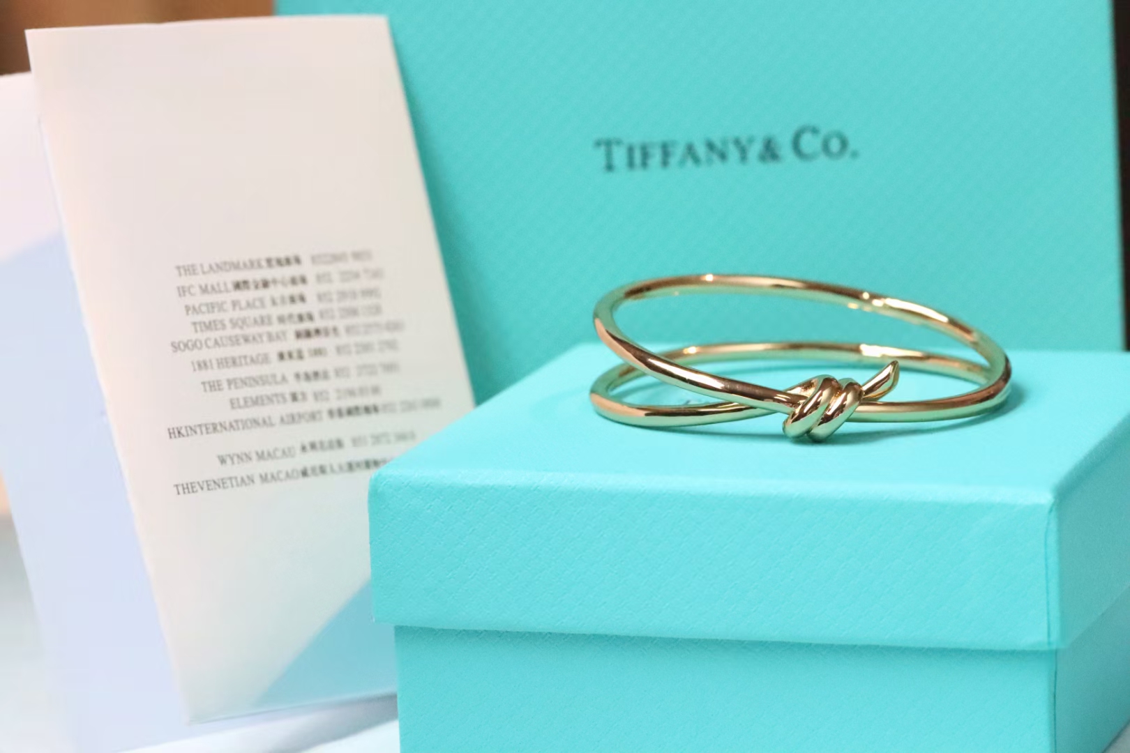 Tiffany & Co. Tiffany&Co. T Knot无钻绳结手镯