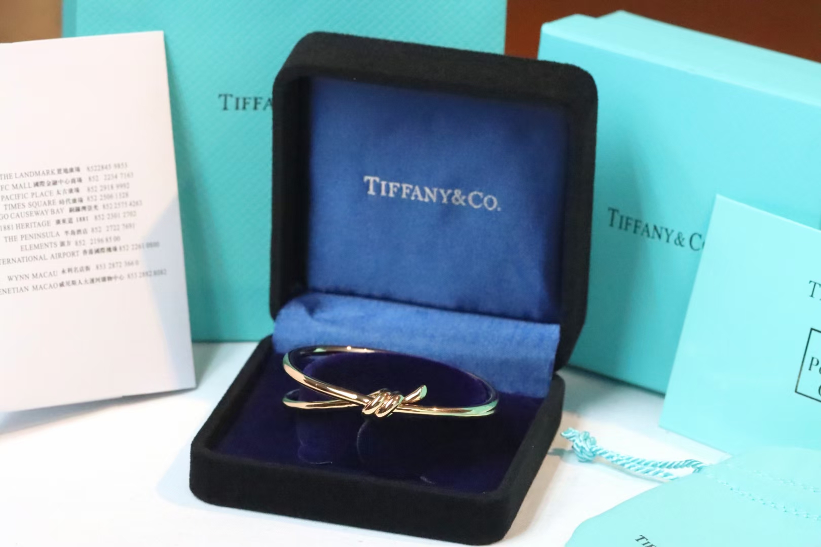 Tiffany & Co. Tiffany&Co. T Knot无钻绳结手镯