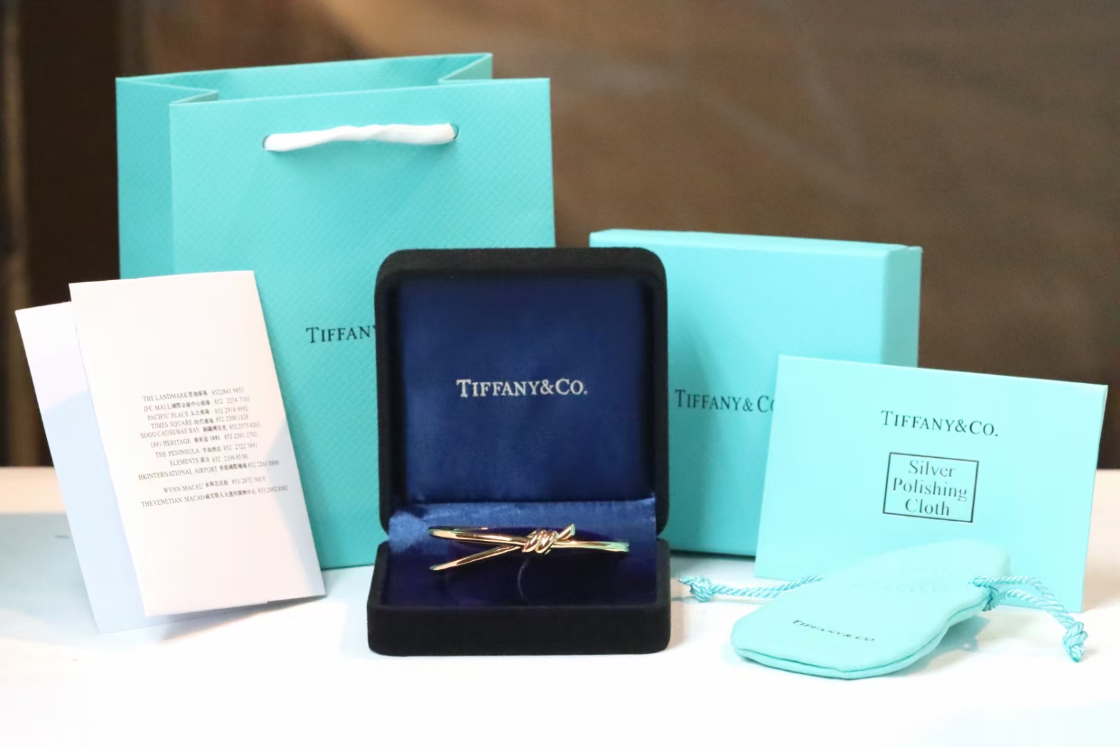 Tiffany & Co. Tiffany&Co. T Knot无钻绳结手镯