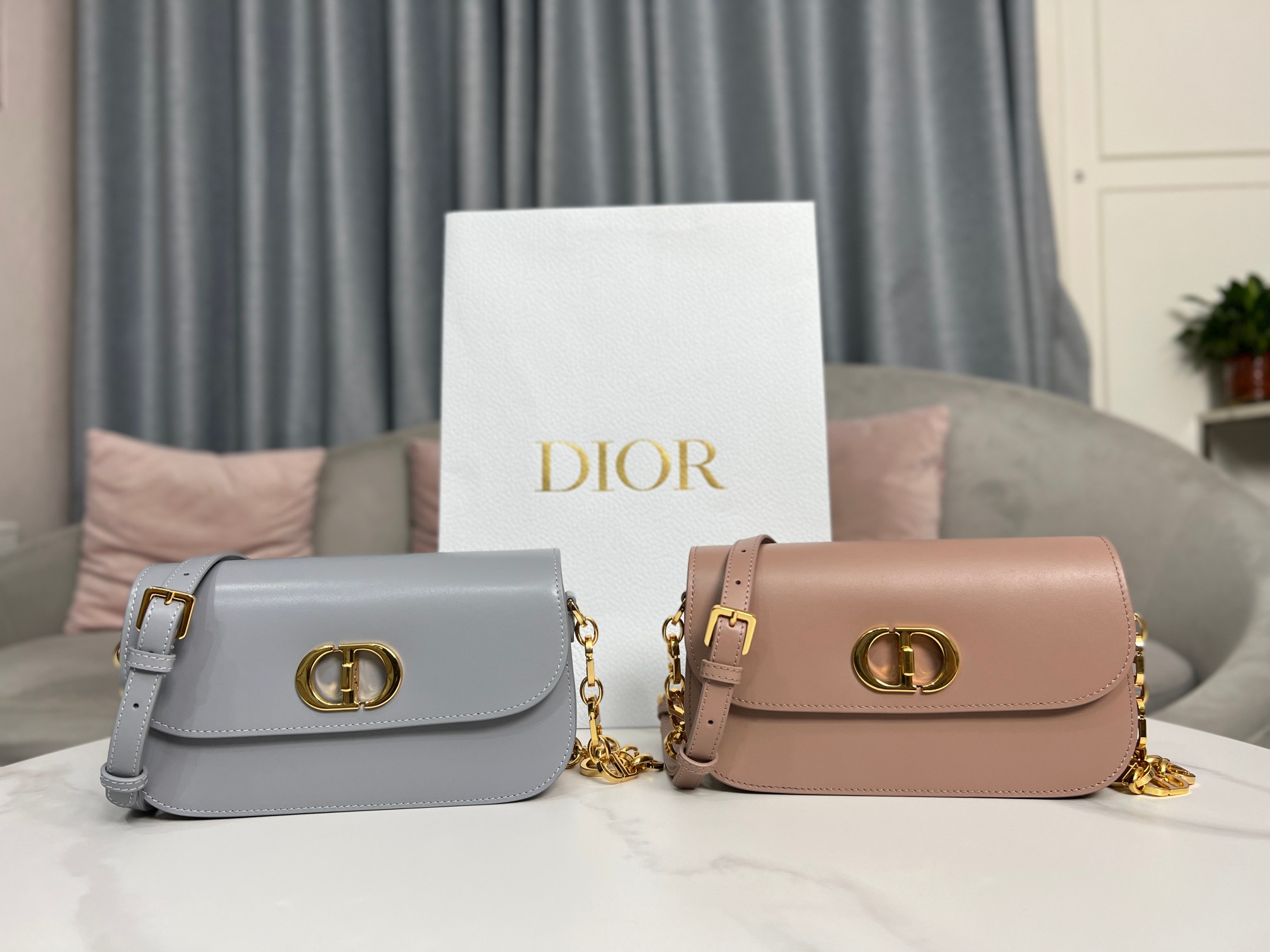 Where could you find a great quality designer
 Dior Montaigne Avenue Bags Handbags Grey Pink Cowhide M926030