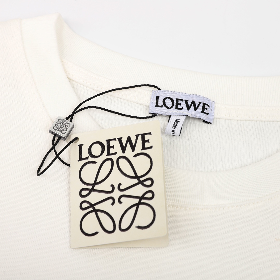 160 Loewe/罗意威 兔年限定印花情侣款短袖T恤