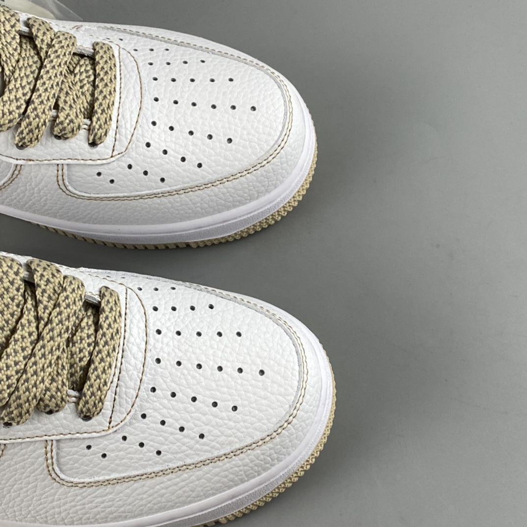 P240 Nike Air Force 1'07 Low 马克线满天星 卡其配色休闲板鞋 DF3266-053
