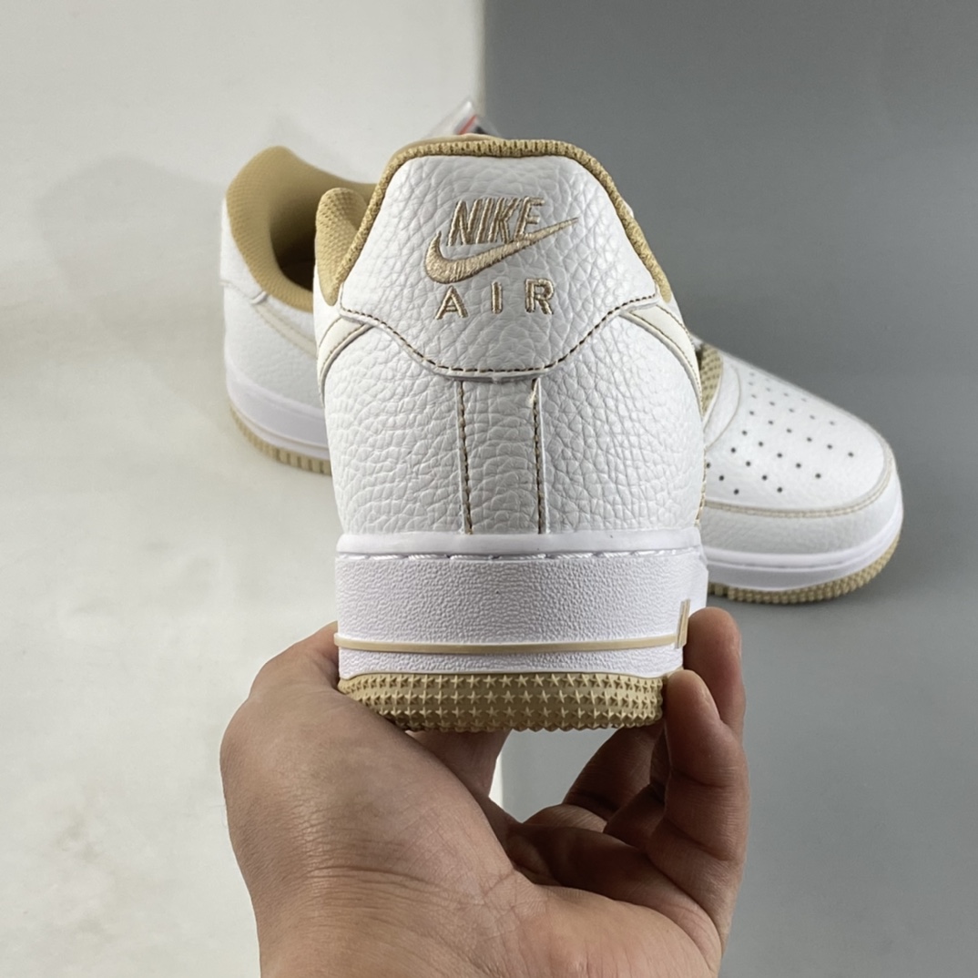 P240 Nike Air Force 1'07 Low 马克线满天星 卡其配色休闲板鞋 DF3266-053