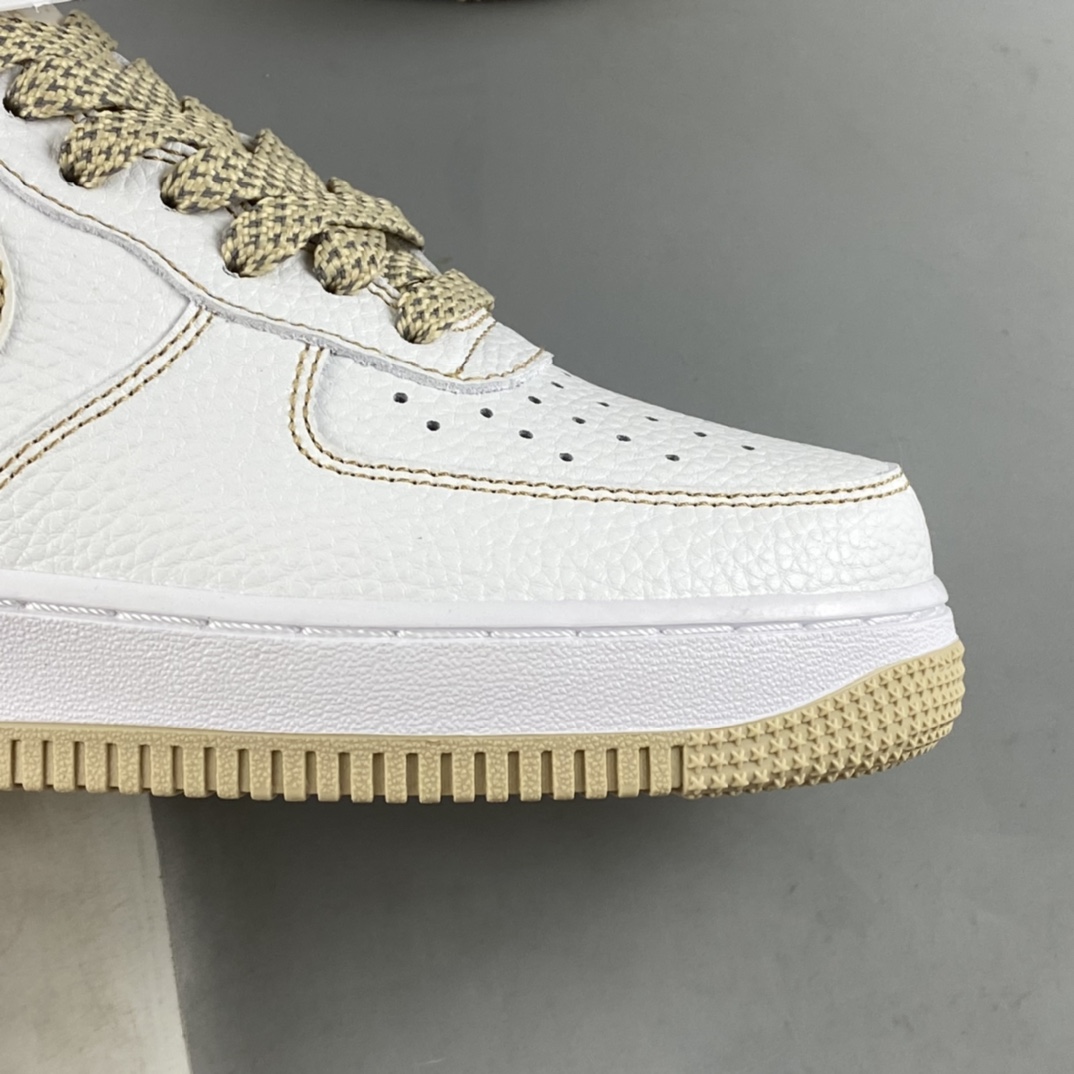 P240 Nike Air Force 1'07 Low 马克线满天星 卡其配色休闲板鞋 DF3266-053