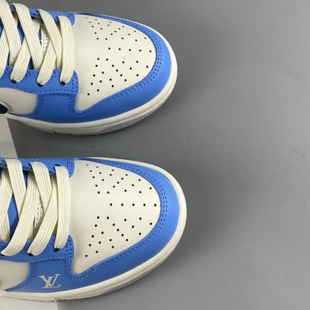 P240 Nike Dunk Low LV联名-蓝精灵 高端定制 SB低帮运动休闲板鞋 FC1688-200