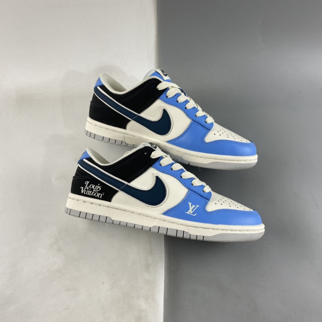 P240 Nike Dunk Low LV联名-蓝精灵 高端定制 SB低帮运动休闲板鞋 FC1688-200