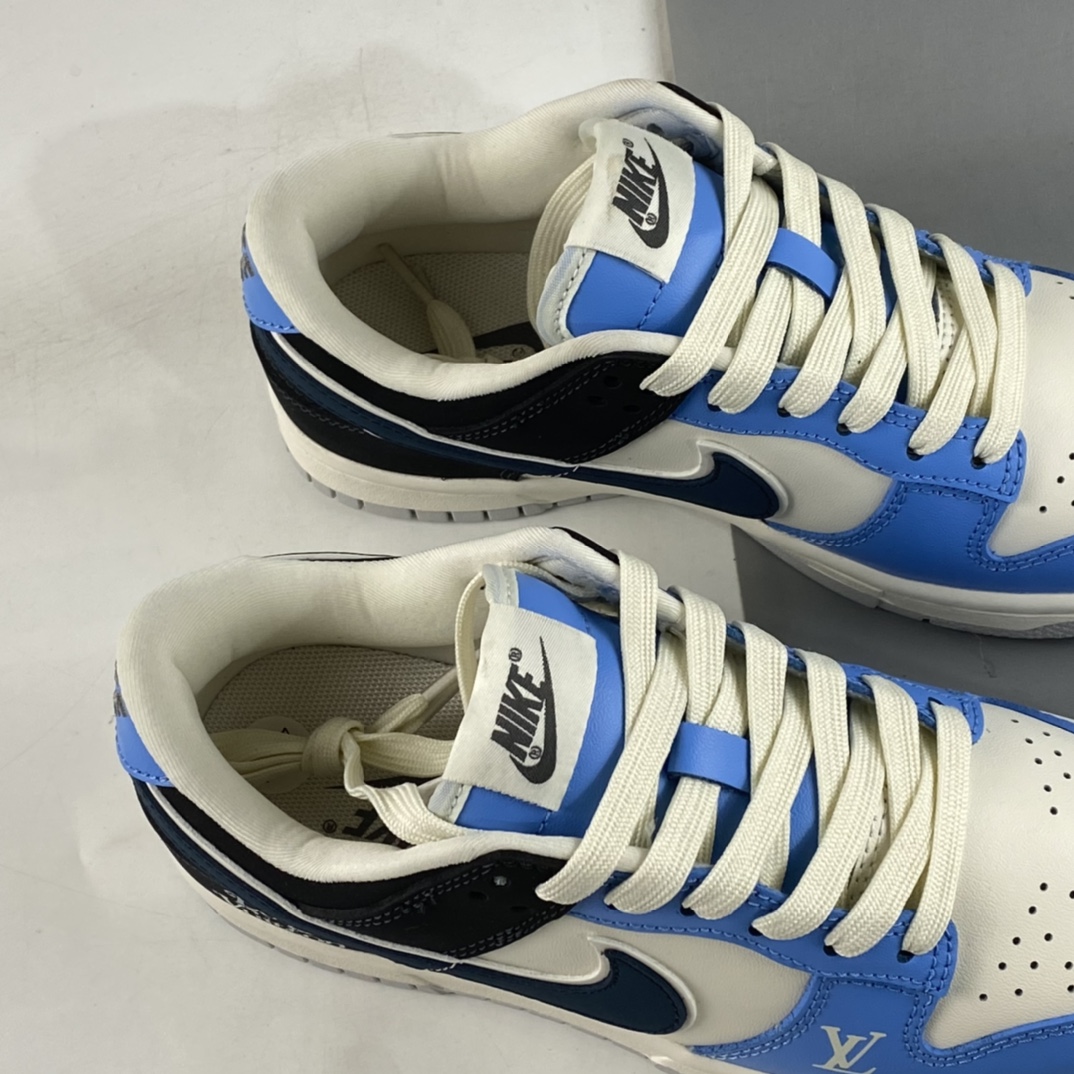 P240 Nike Dunk Low LV联名-蓝精灵 高端定制 SB低帮运动休闲板鞋 FC1688-200