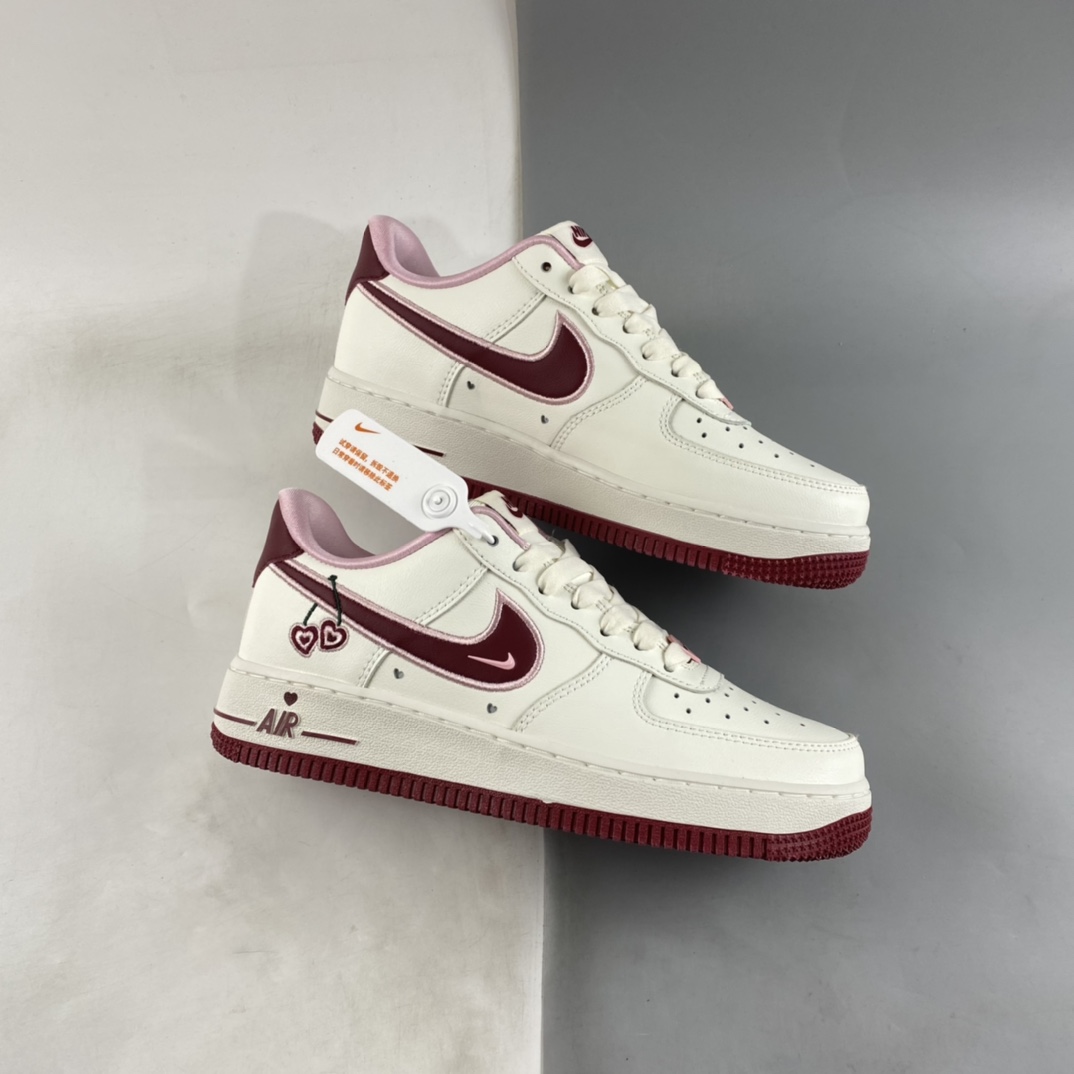 P200 Nike Air Force 1 Low ”Valentine's Day” 樱桃味 板鞋 FD4616-161