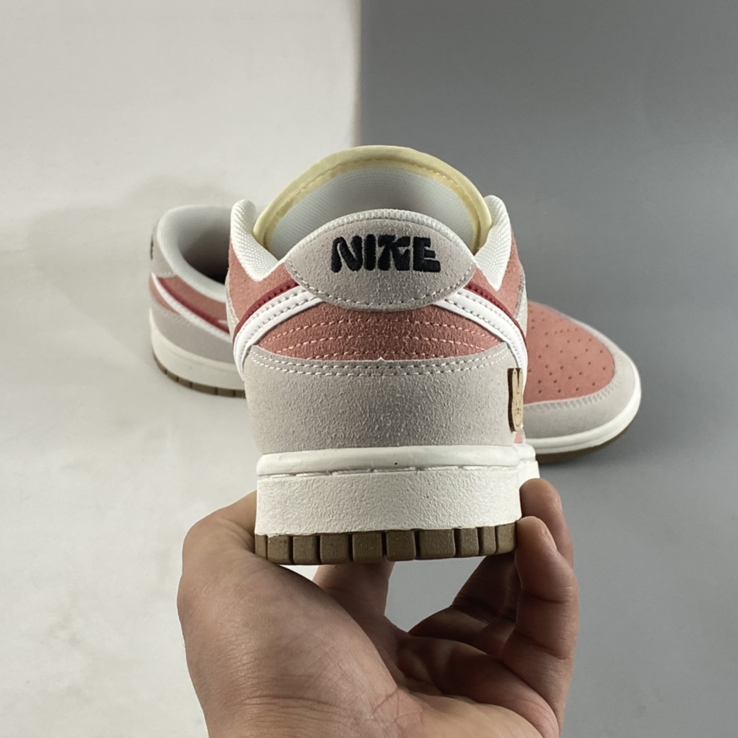P180 Nike SB Dunk Low SE”85 Double Swoosh/Grey/Pink/Rabbit” 扣篮系列低帮休闲运动滑板板鞋DO9457-117
