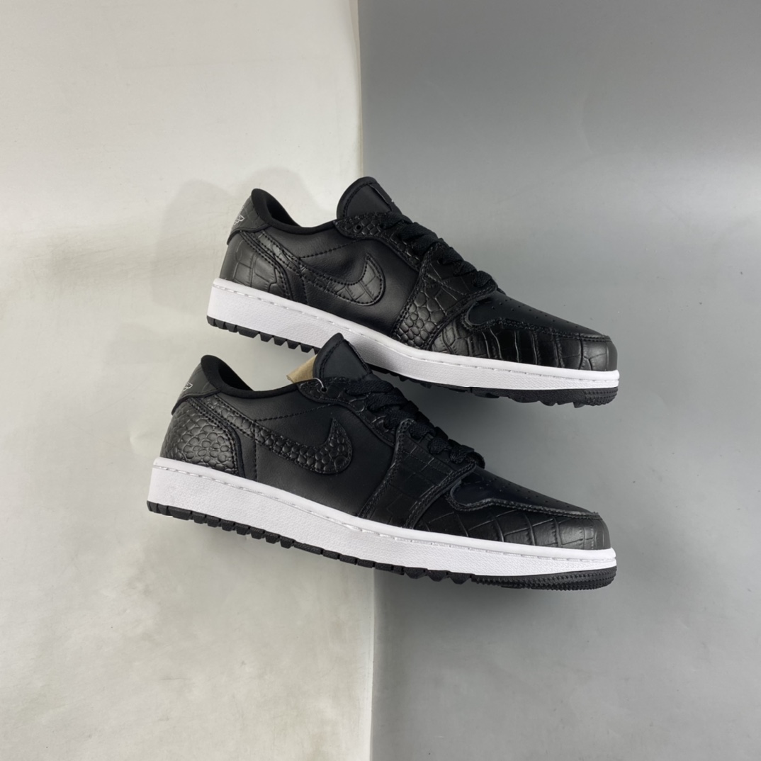 P180 Air Jordan 1 Low Golf ”Black Snake Pattern” AJ1 乔1全新 黑蛇纹 DD9315-003