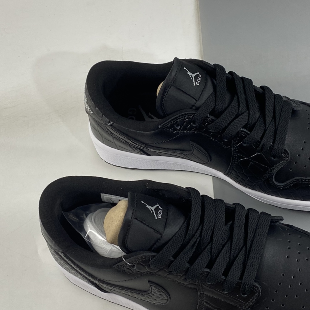 P180 Air Jordan 1 Low Golf ”Black Snake Pattern” AJ1 乔1全新 黑蛇纹 DD9315-003