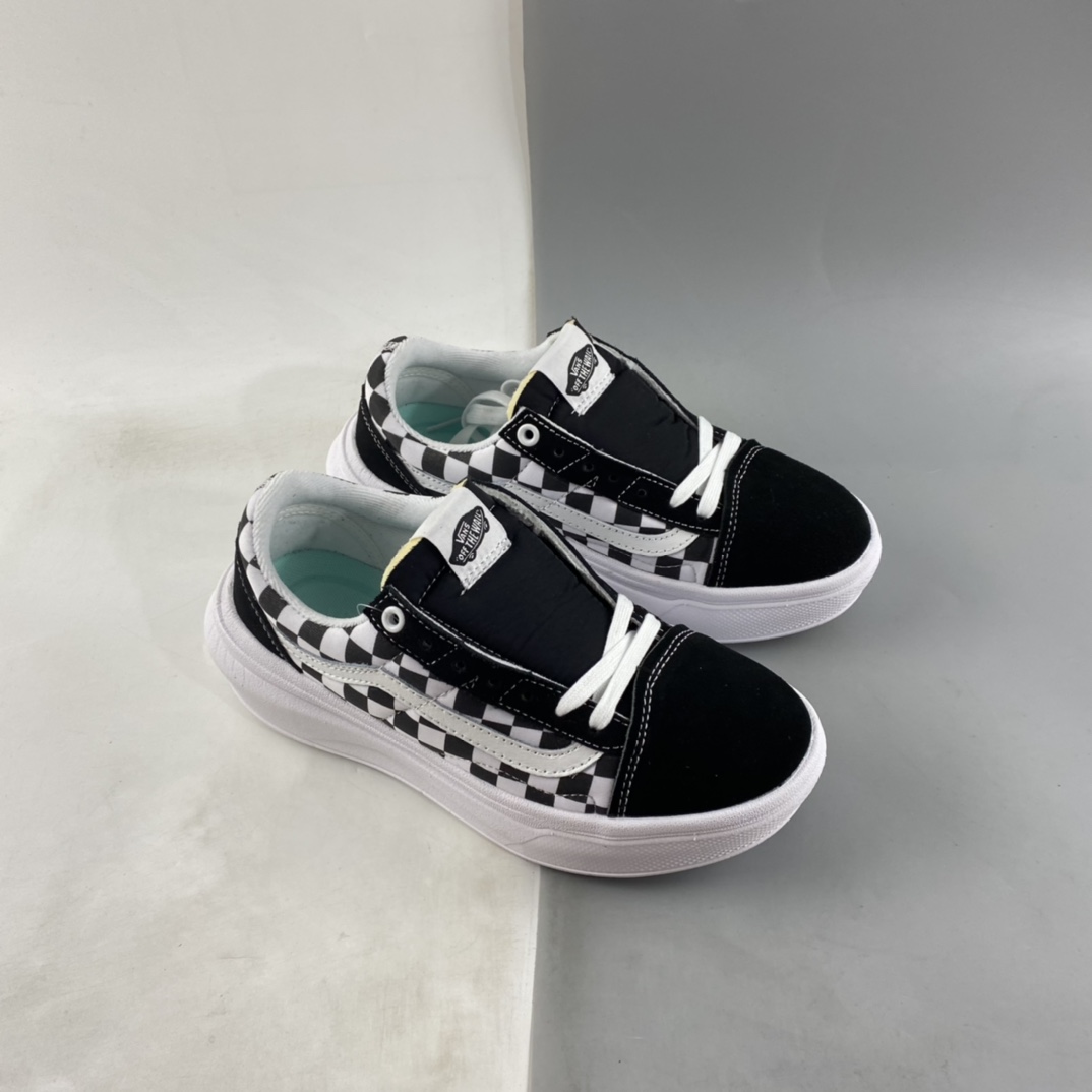 P180  Vans Old Skool Overt CC 超轻款厚底格子增高鞋 VN0A7Q5E95Y