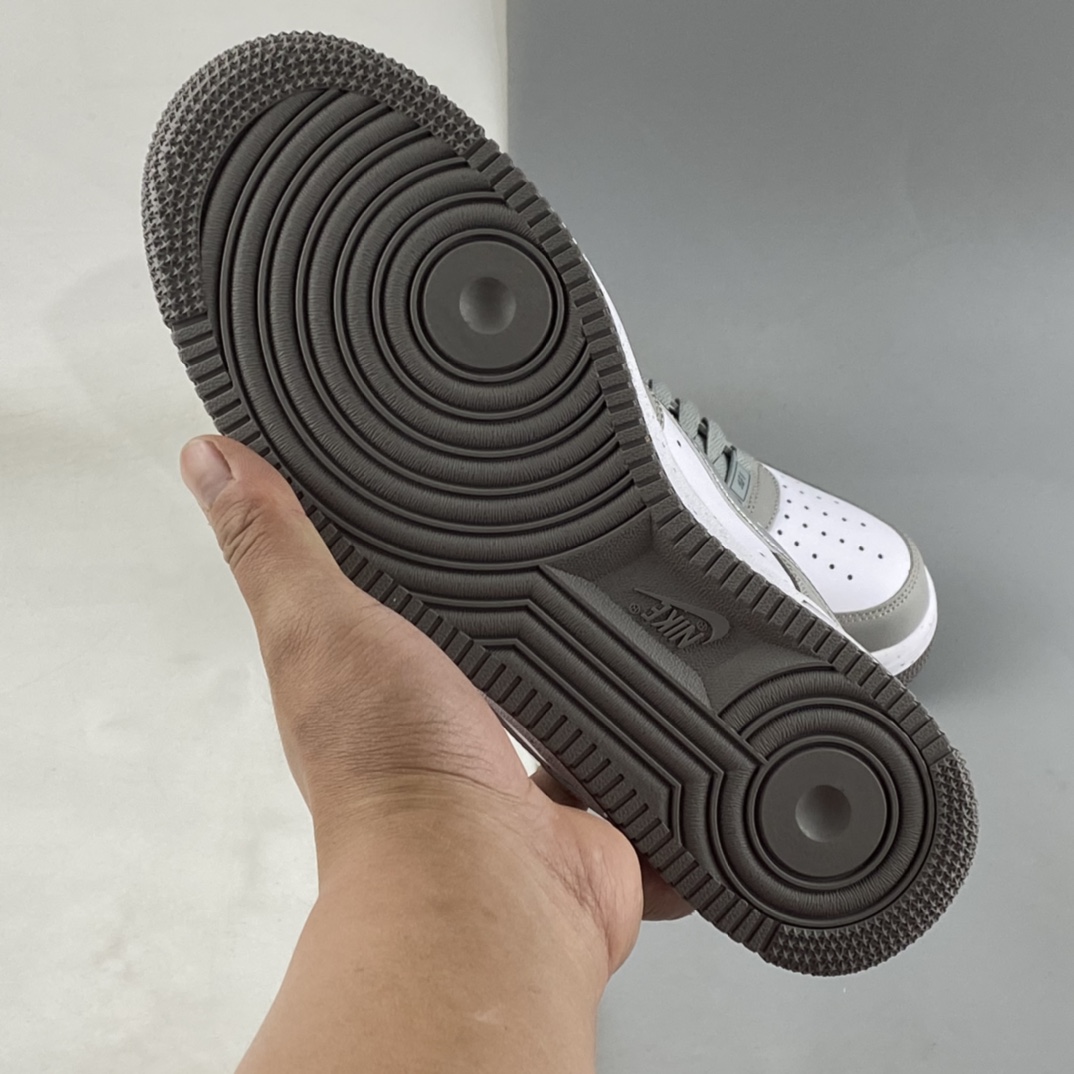 P240 Nike Air Force 1'07 Low 灰银泼墨 空军一号板鞋 MK5639-889