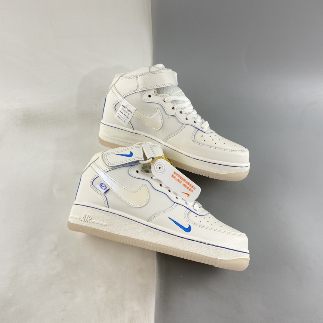 P260 Nike Air Force 1'07 Mid ”Pearl White” 珍珠白 空军一号中帮休闲板鞋 FB1869-055