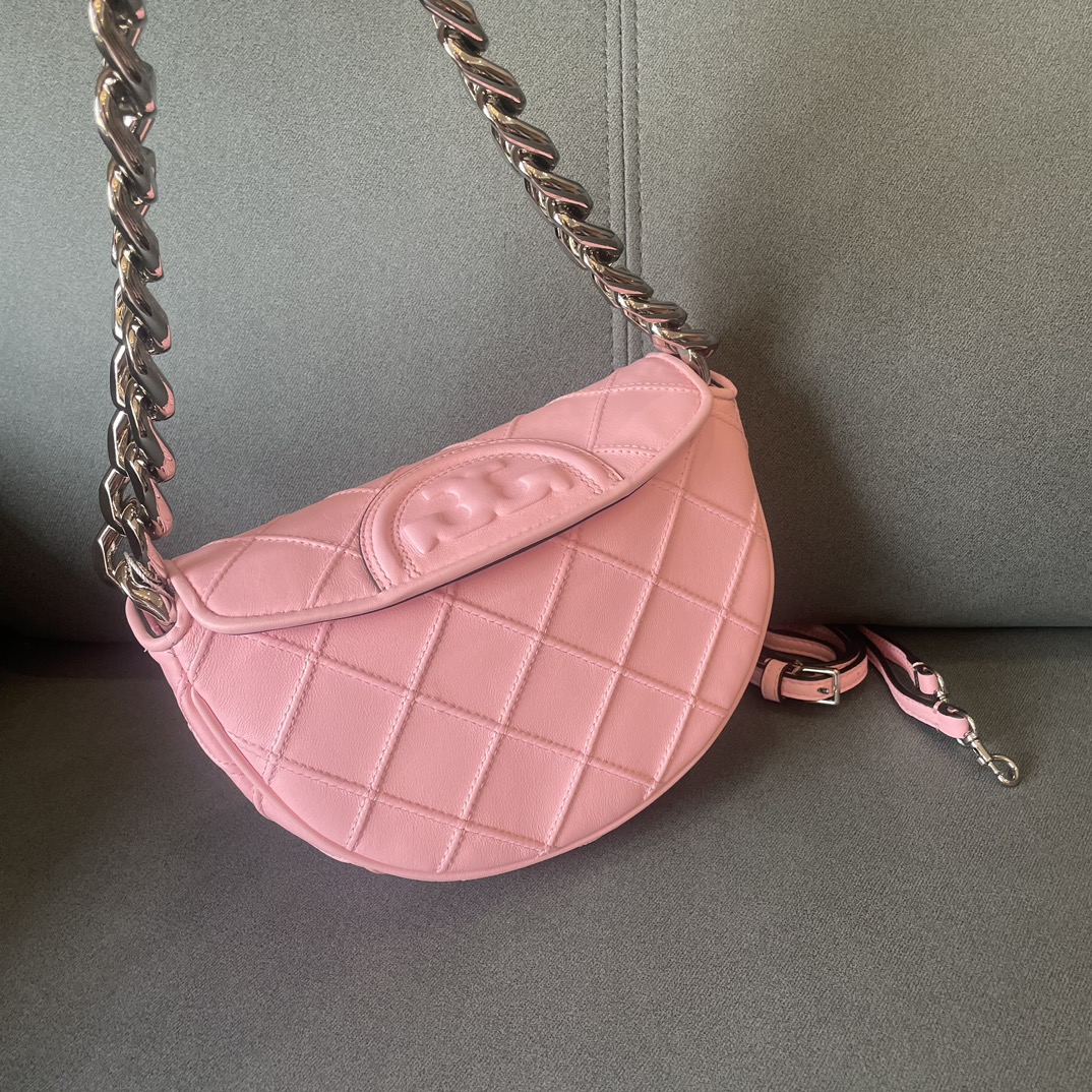 Tory Burch FLEMING 迷你软皮新月包