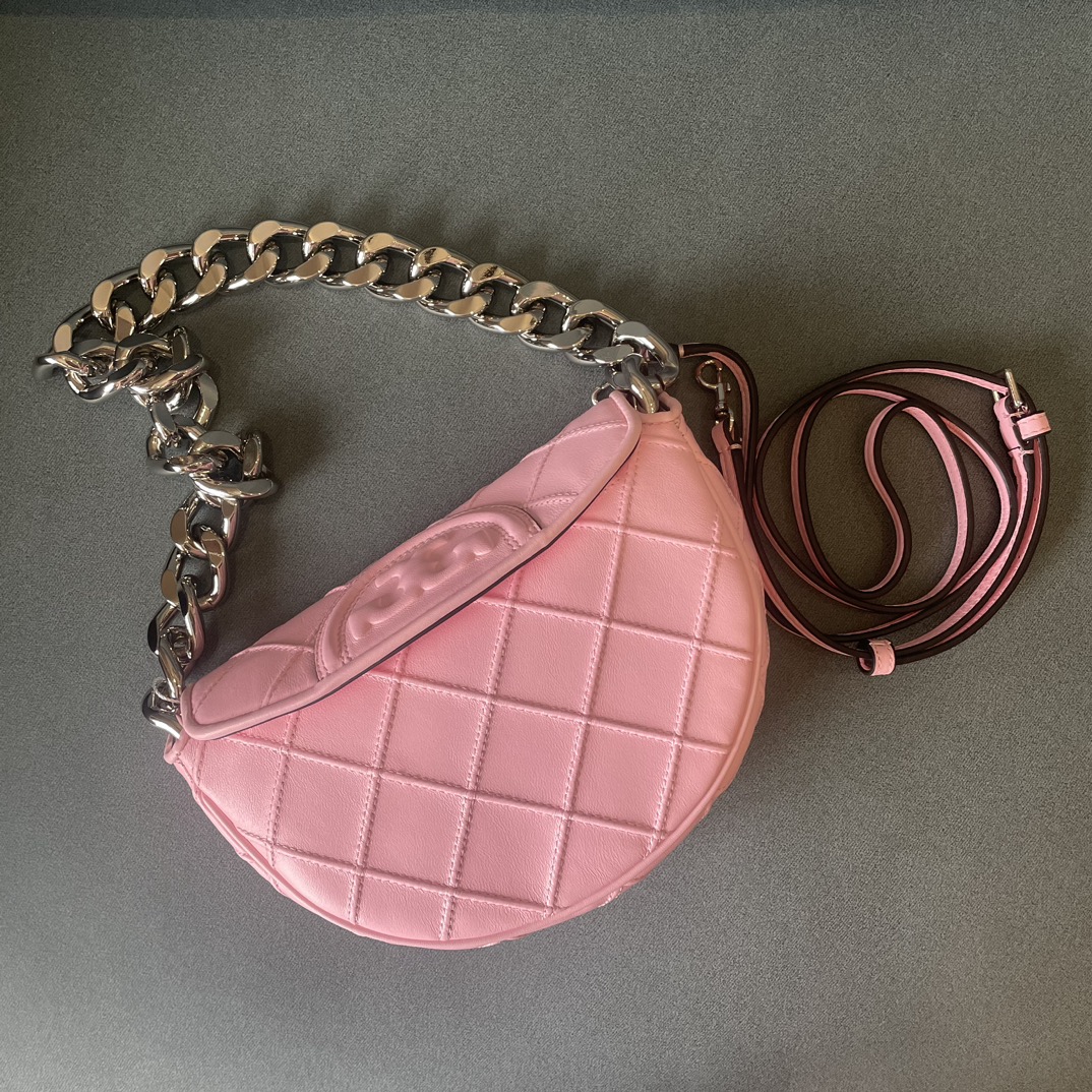 Tory Burch FLEMING 迷你软皮新月包