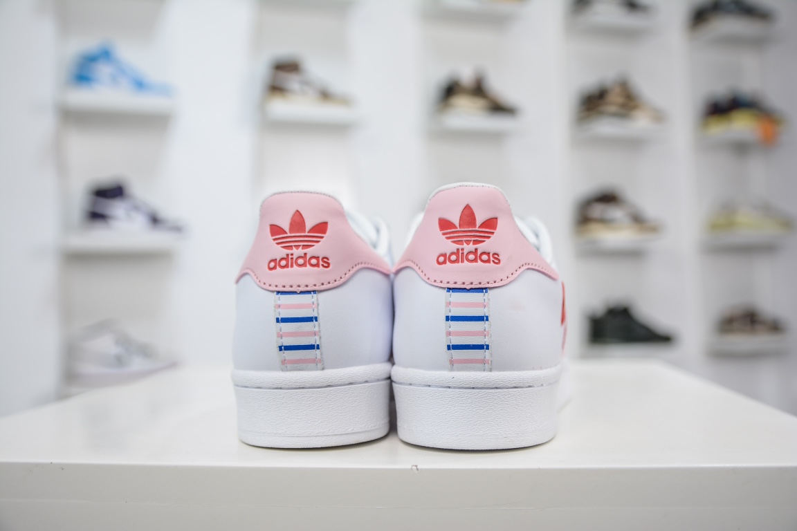 Adidas Originals Superstar new color matching Adidas Originals Superstar classic shell head official website synchronization IE6976