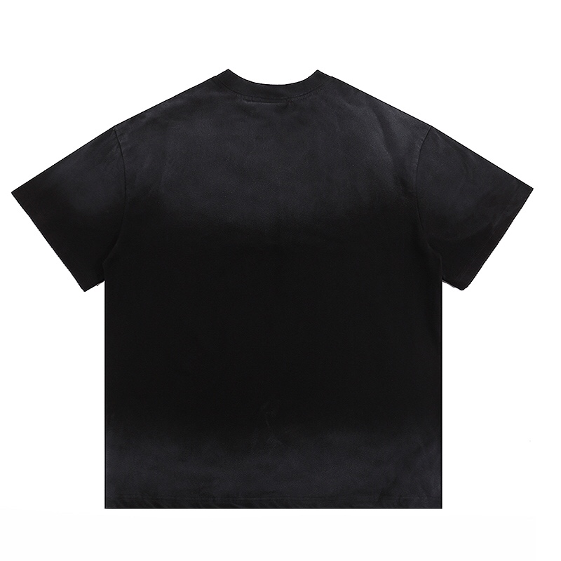 “DREW HOUSE Retro-Black Snow T-shirts: 240g Cotton Fabric, Sizes S-XL, Code ncp D002” - 图片 2