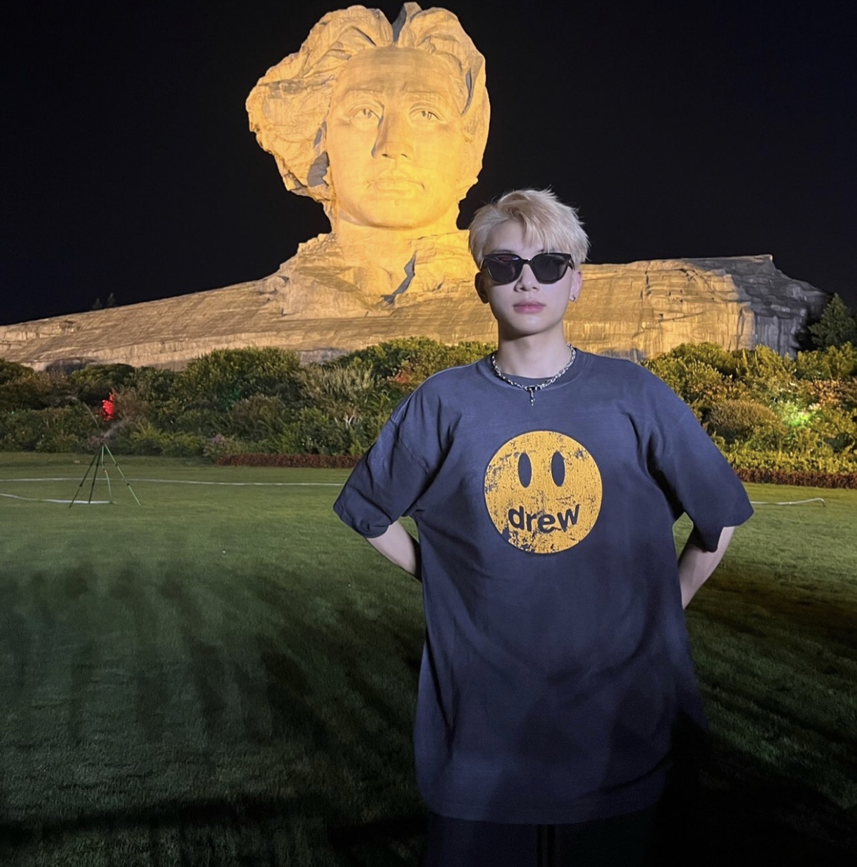 “DREW HOUSE Retro-Black Snow T-shirts: 240g Cotton Fabric, Sizes S-XL, Code ncp D002” - 图片 7