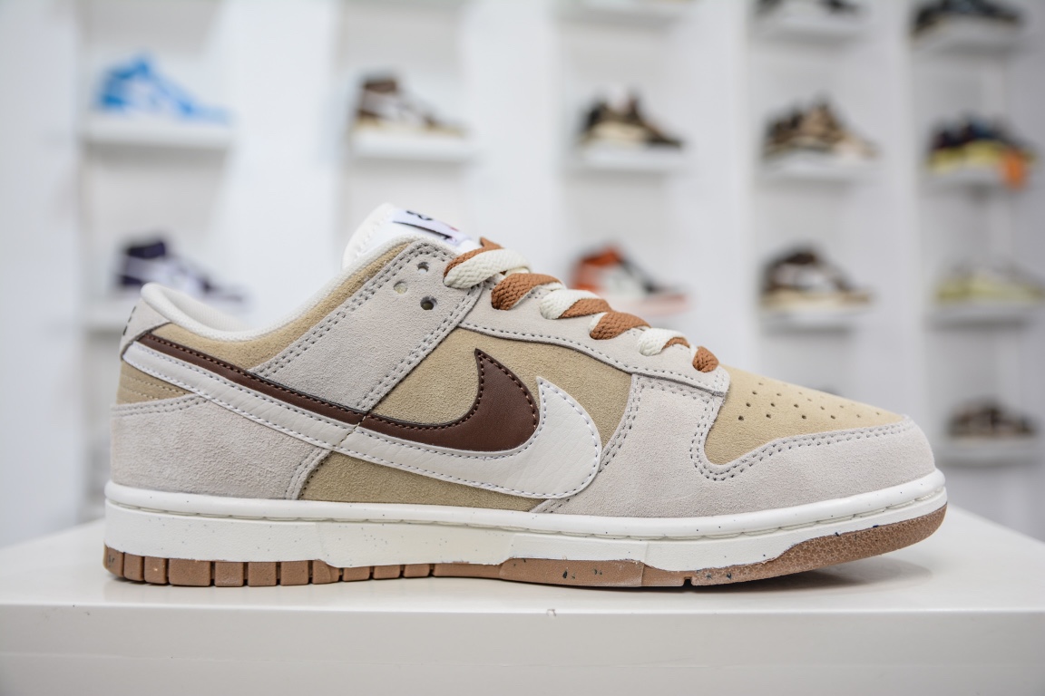 280 Nike SB Dunk Low SE 小熊饼干 棕白 双勾Swoosh DO9457-100