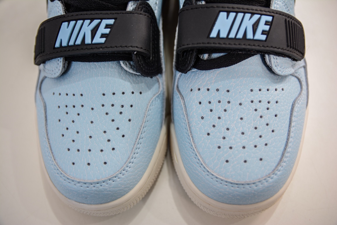 260 Air Jordan Legacy 312 Low 浅蓝黑 低帮纯原头层最强版本 CD9054-400
