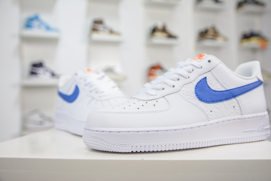 200 Air Force 1 '07 Low 压纹白蓝 FD0667-100