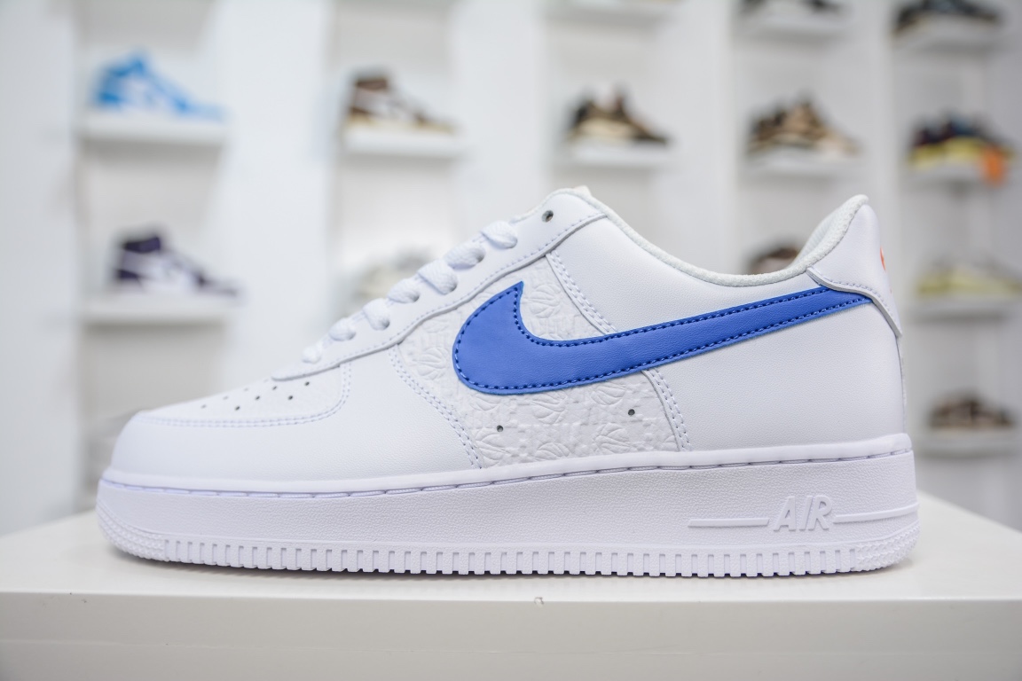 200 Air Force 1 ’07 Low 压纹白蓝 FD0667-100