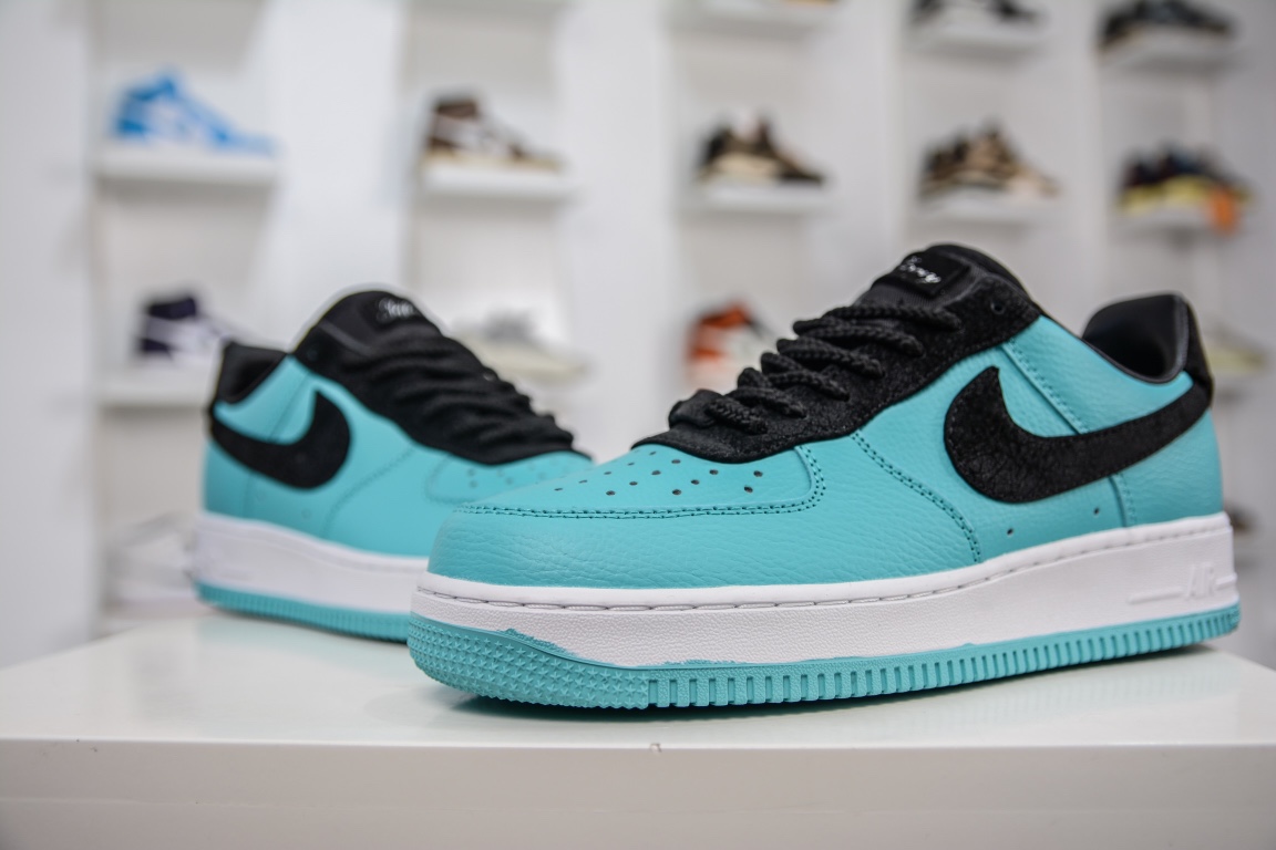 220 Tiffany & CO. x Air Force 1 Low ”1837” 蒂芙尼联名蓝黑钩 DZ1382-002