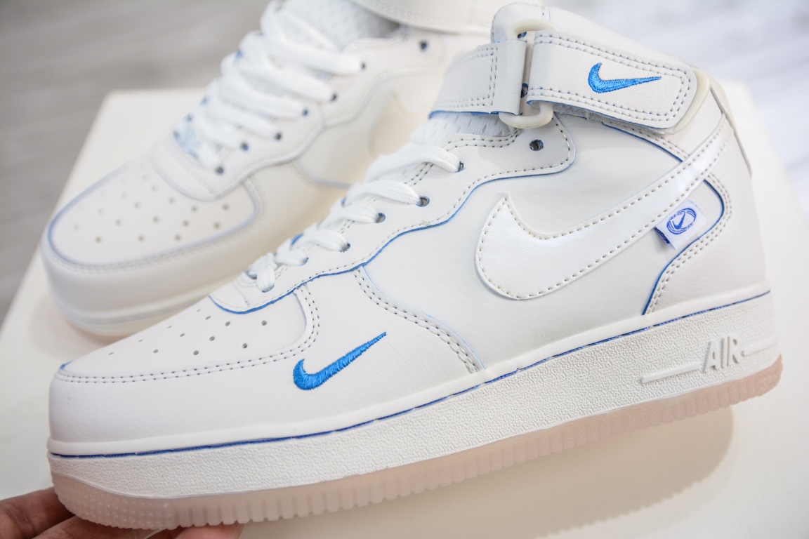 260 Nike Air Force 1'07 MI'd “Pearl white” “珍珠白”空军一号中帮休闲板鞋 FB1869-055