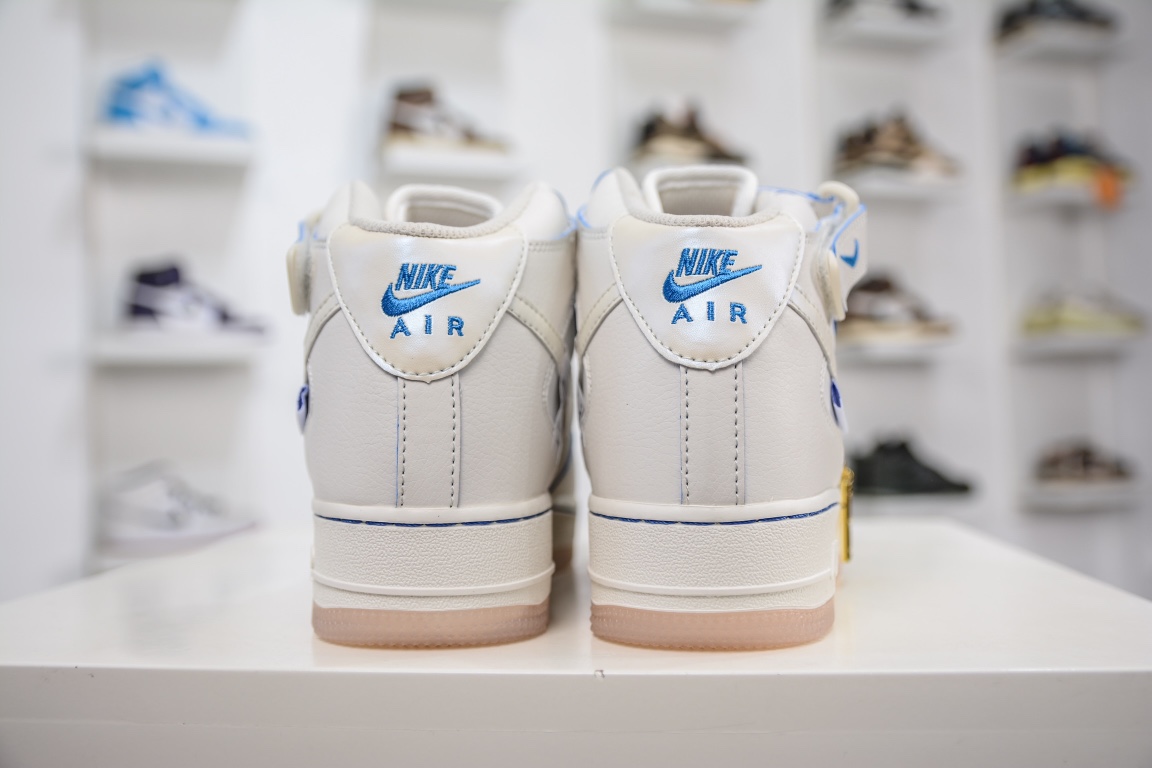 260 Nike Air Force 1'07 MI'd “Pearl white” “珍珠白”空军一号中帮休闲板鞋 FB1869-055