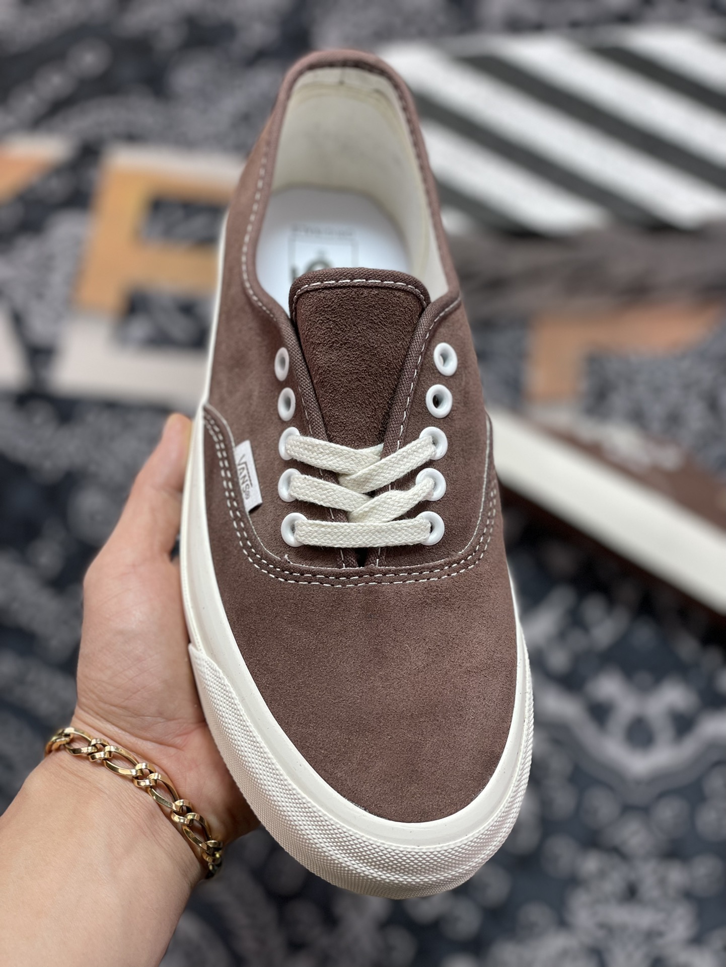 Vans Authentic classic Anaheim fully suede retro low-top high-end vulcanized canvas shoes