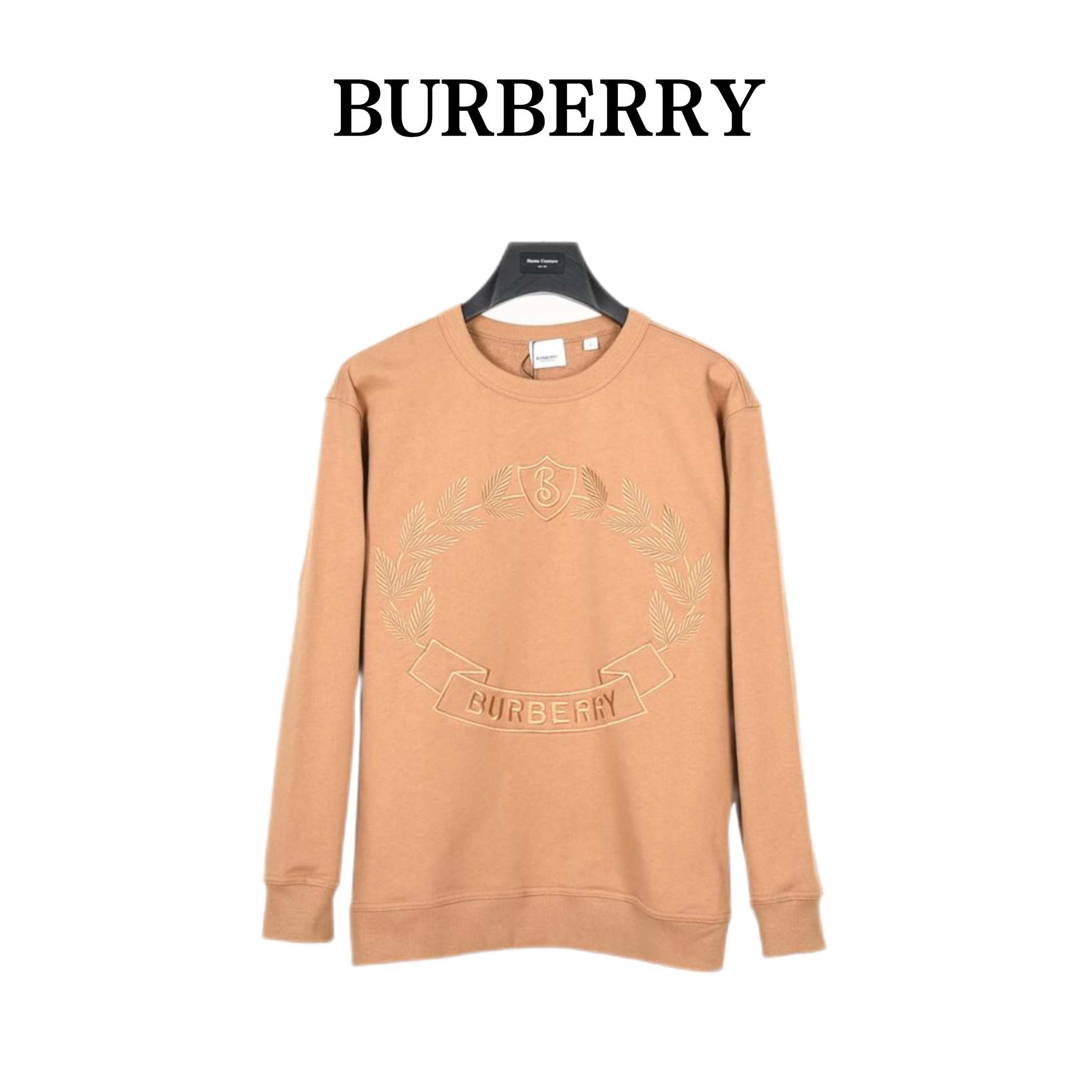 280 Burberry/巴宝莉 23ss 橡树叶徽章刺绣圆领卫衣