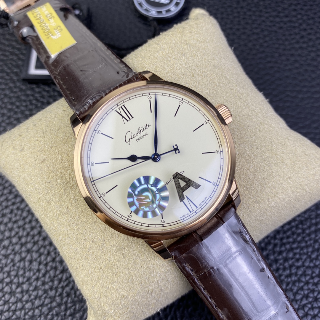 [Glashütte Original Watches]3WF Glashütte Senator Big Three Needles Essence 1